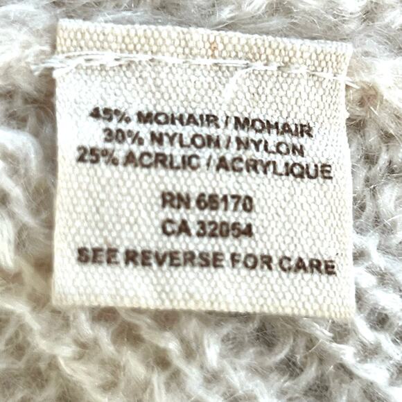 Free People women’s mohair blend open cropped cardigan - Picture 4 of 4